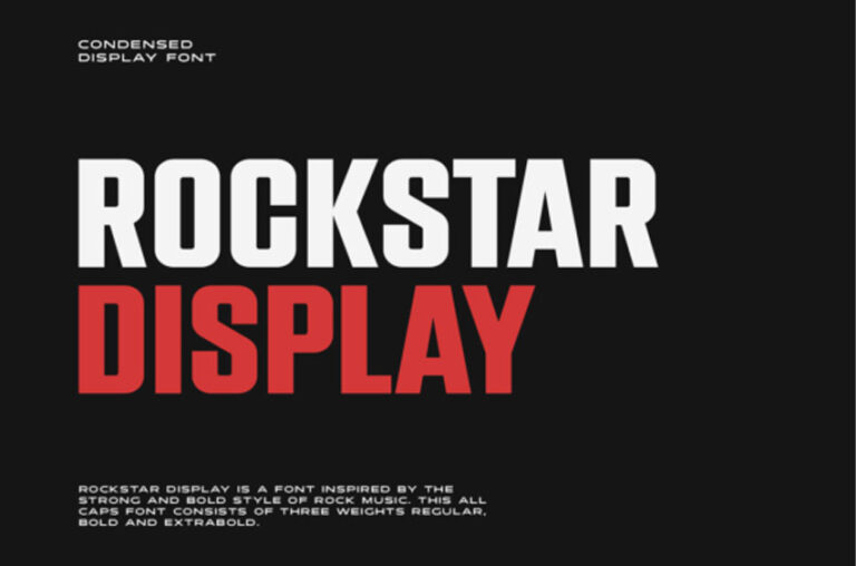 Rockstar Font Creative Fonts