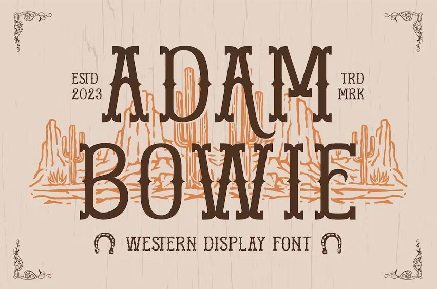 Adam Bowie Font