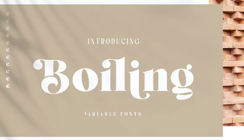 Boiling Font