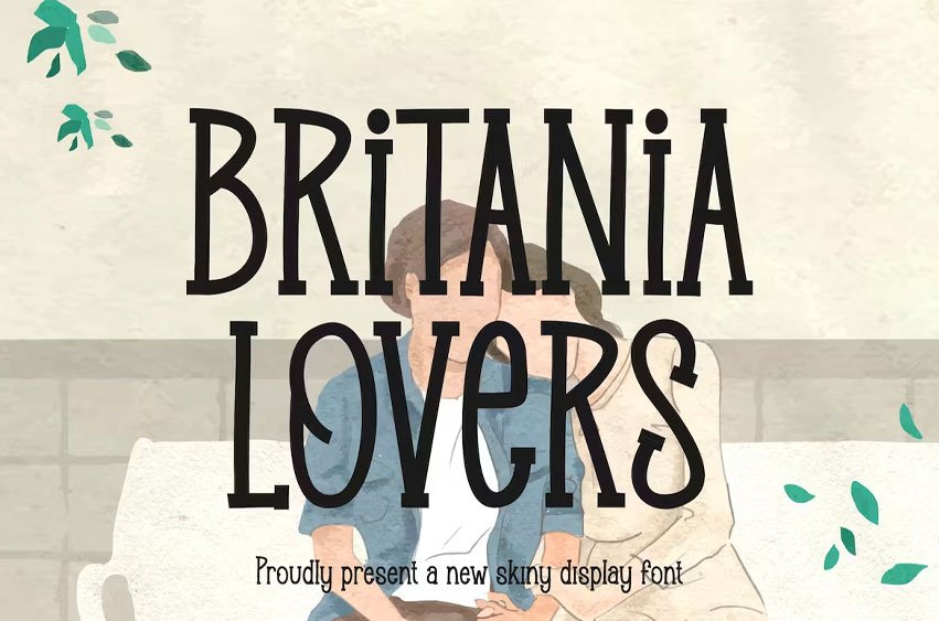 Britania Lovers Font