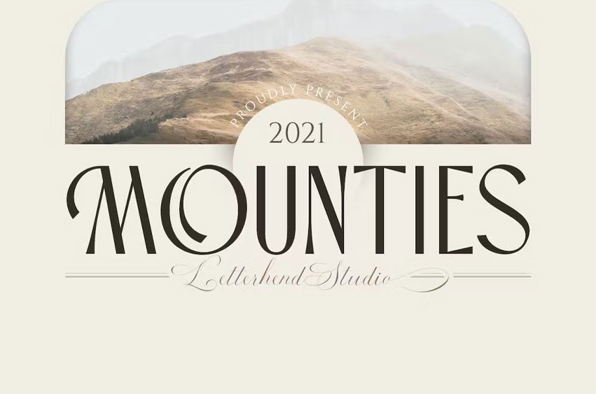 Mounties Font