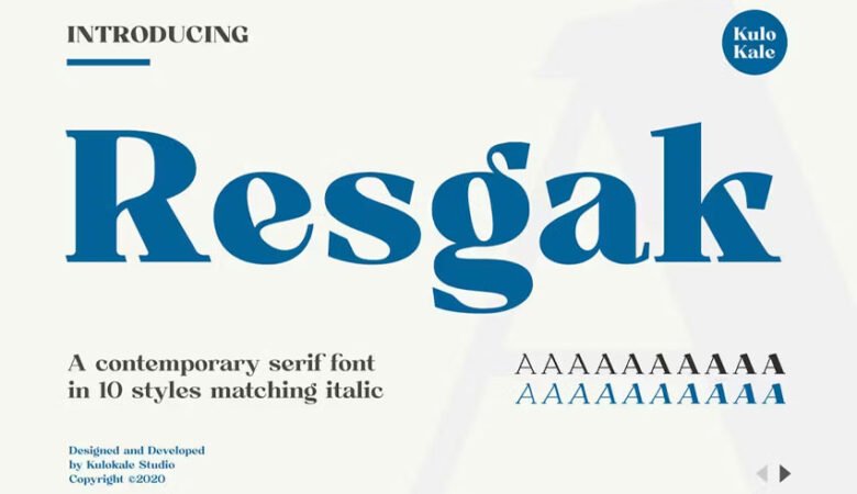 Resgak Font