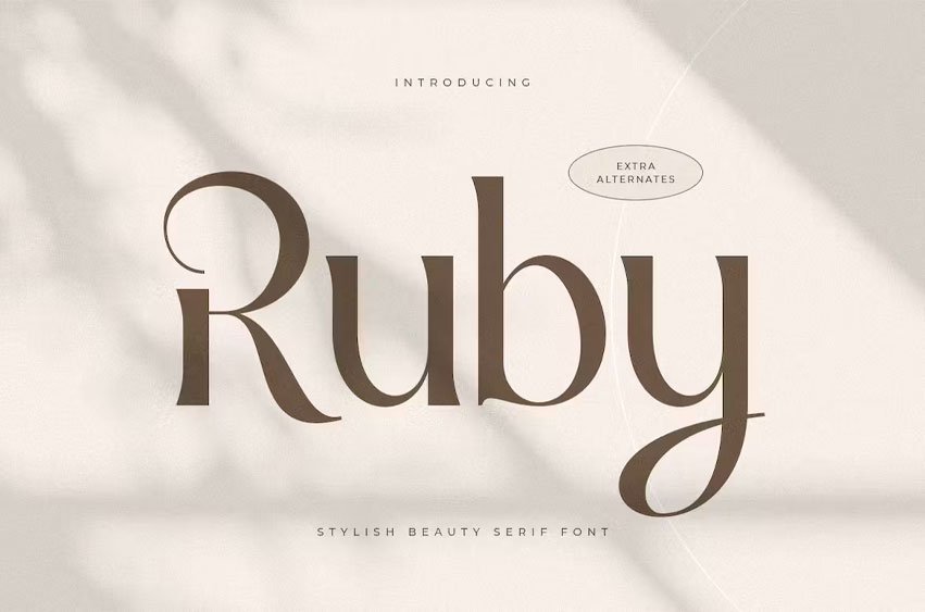 Ruby Font
