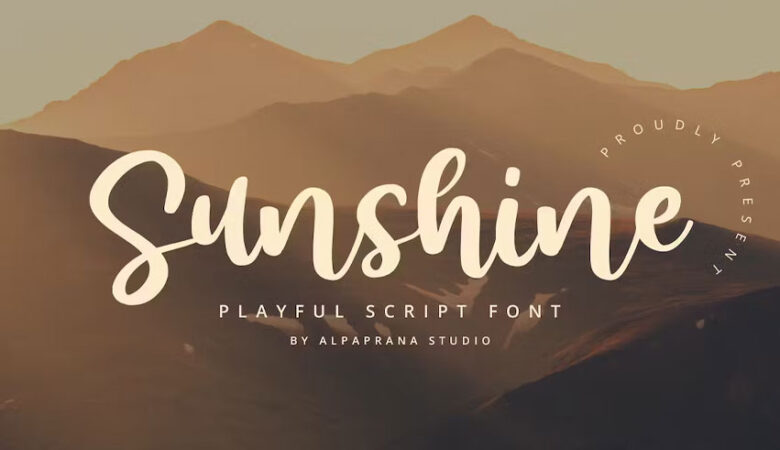 Sunshine Font