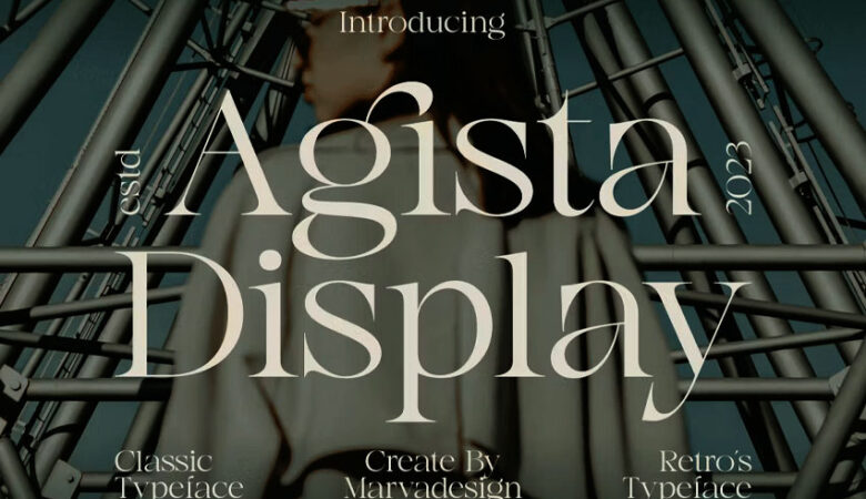 Agista Display Font