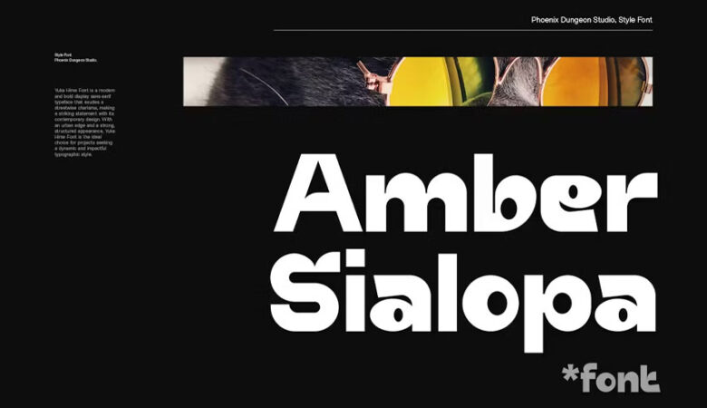 Amber Sialopa Font