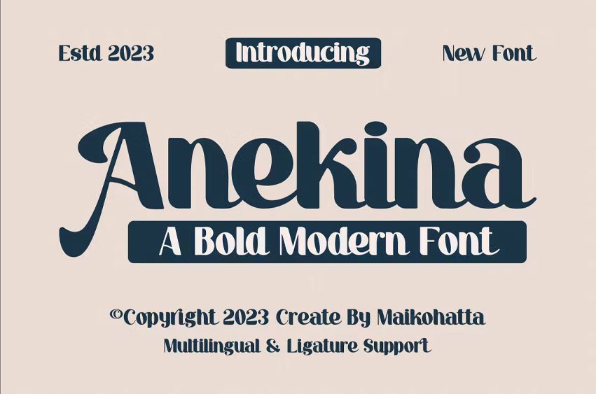 Anekina Font