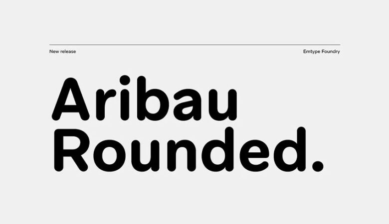 Aribau Rounded Font