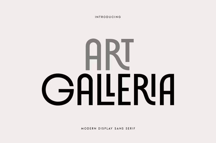 Art Galleria Font