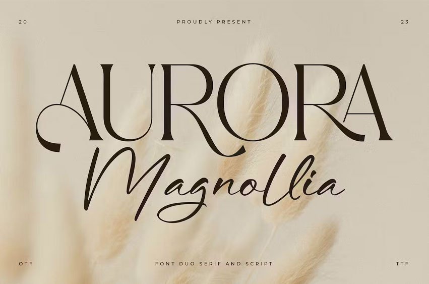Aurora Magnollia Font