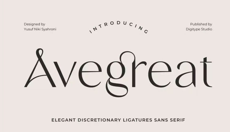 Avegreat Font