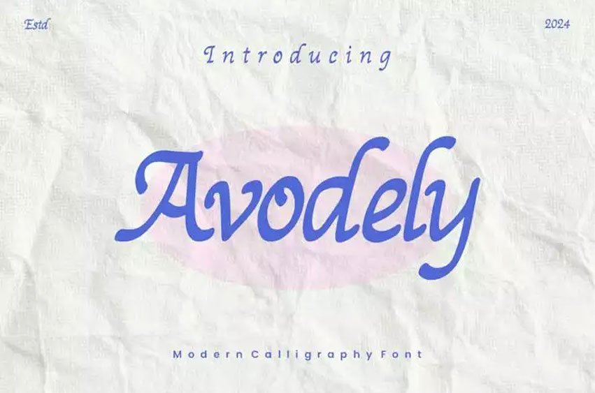 Avodely Font