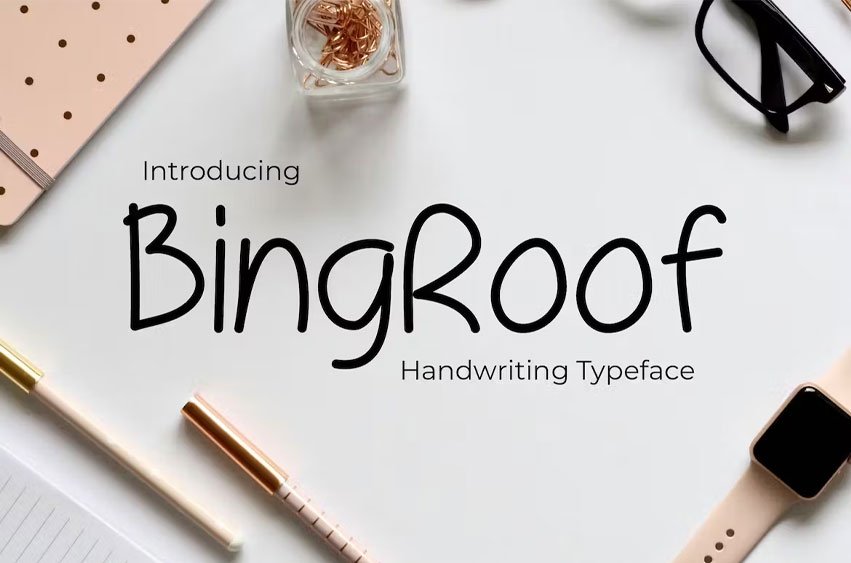 BingRoof Font