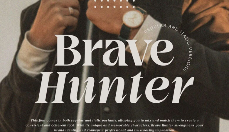 Brave Hunter Font