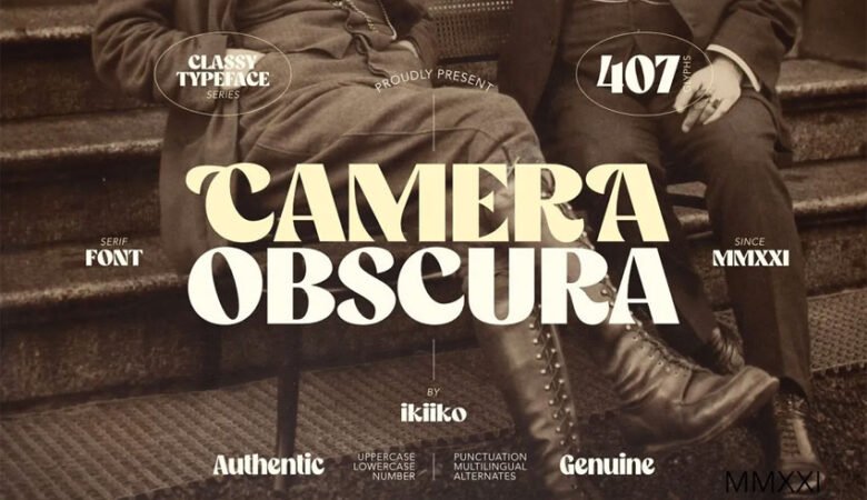 Camera Obscura Font