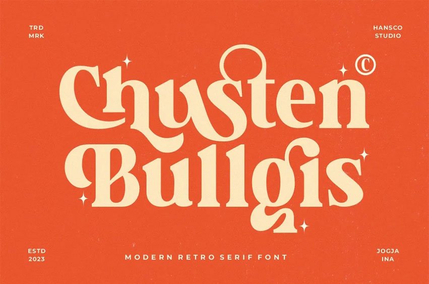 Chusten Bullgis Font