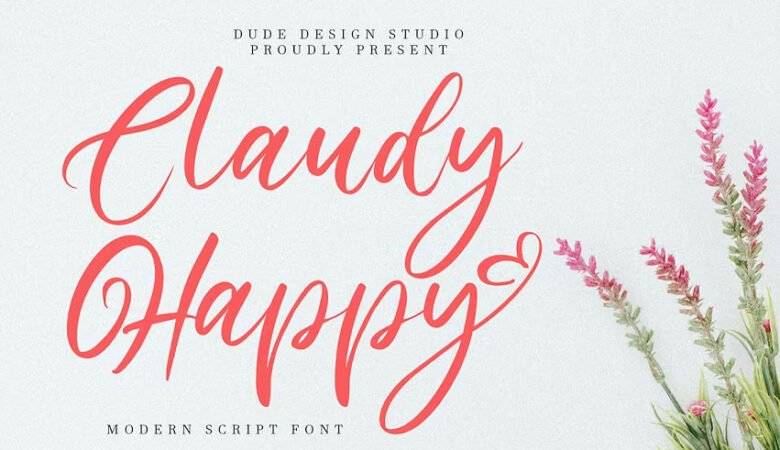 Claudy Happy Font