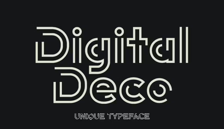 Digital Deco Font