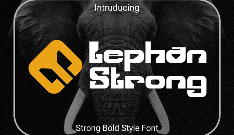 Elephant Strong Font