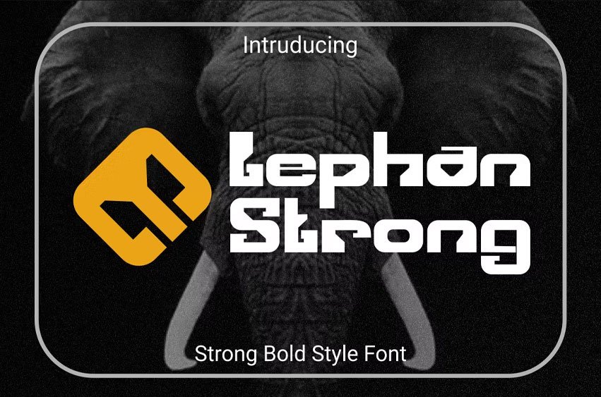 Elephant Strong Font
