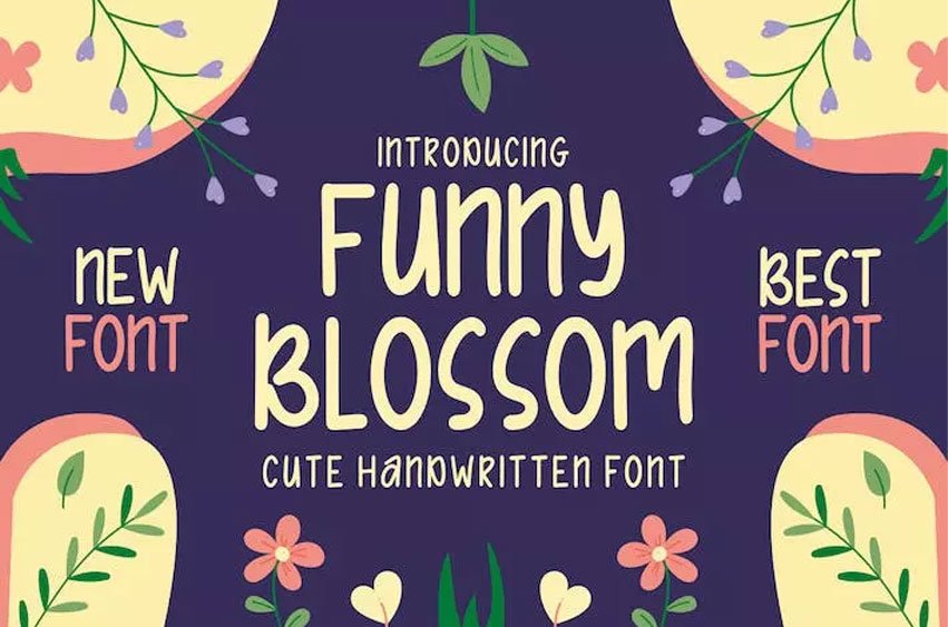 Funny Blossom Font