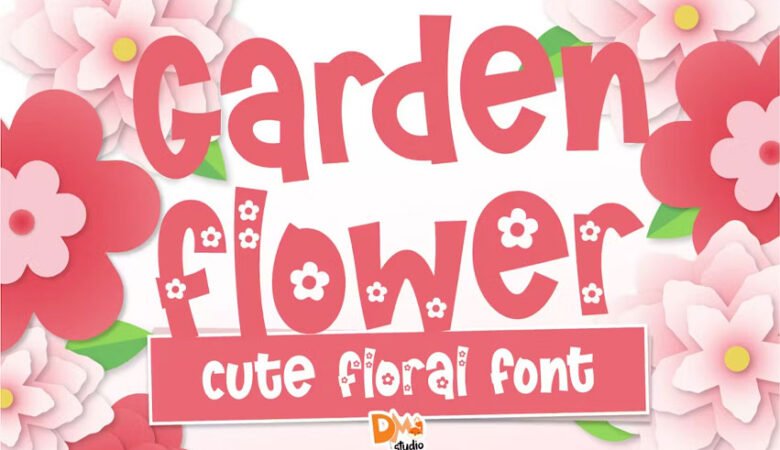 Garden Flower Font