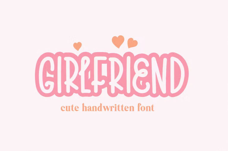 Girlfriend Font Creative Fonts