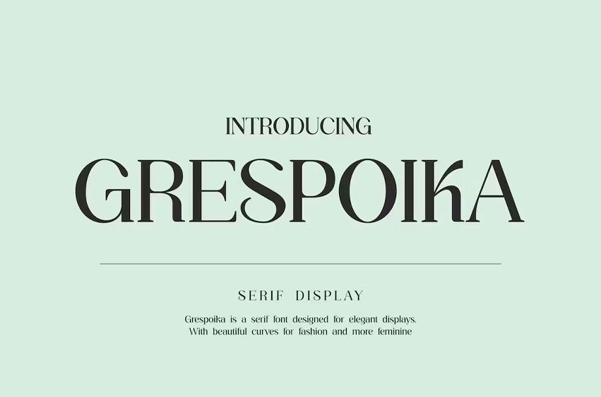 Grespoika Font
