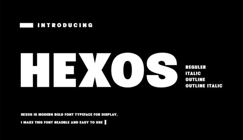 Hexos Font