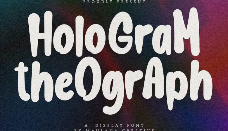 Hologram Theograph Font