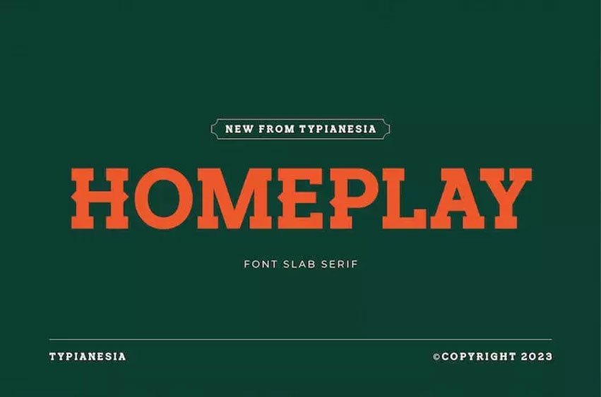 Homeplay Font