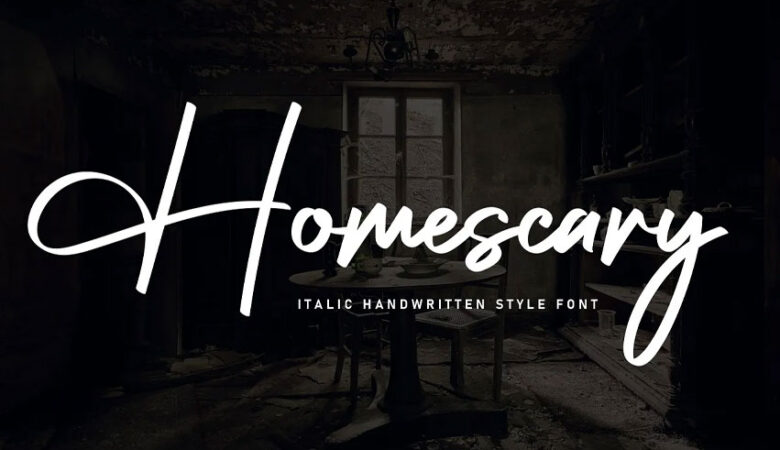 Homescary Font