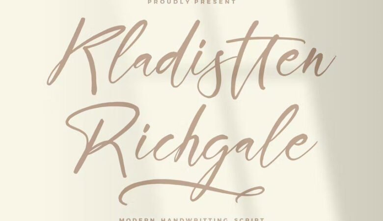 Kladistten Richgale Font