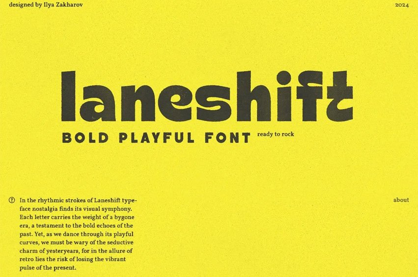 Laneshift Font