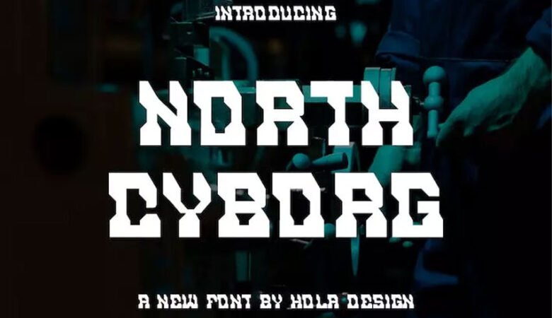 North Cyborg Font
