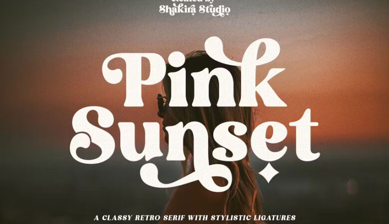 Pink Sunset Font