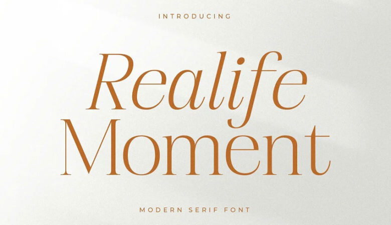 Realife Moment Font