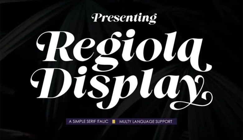 Regiola Display Font