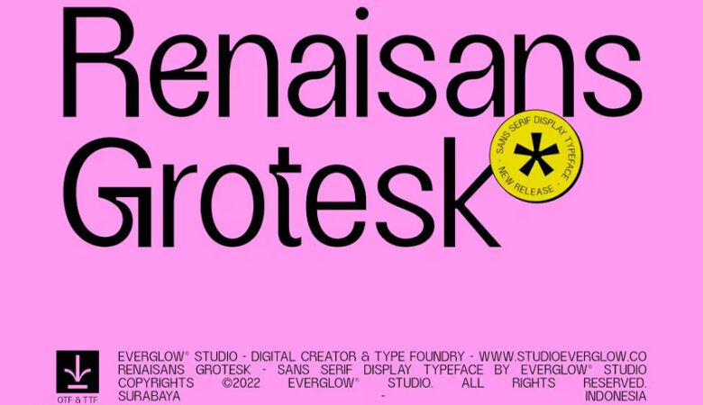 Renaisans Grotesk Font