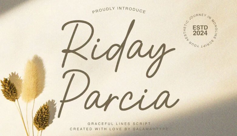 Riday Parcia Font