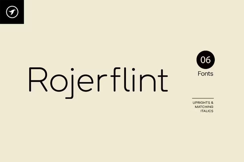 Rojerflint Font