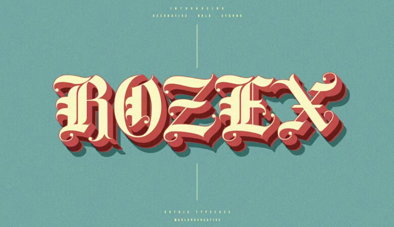 Rozex Font