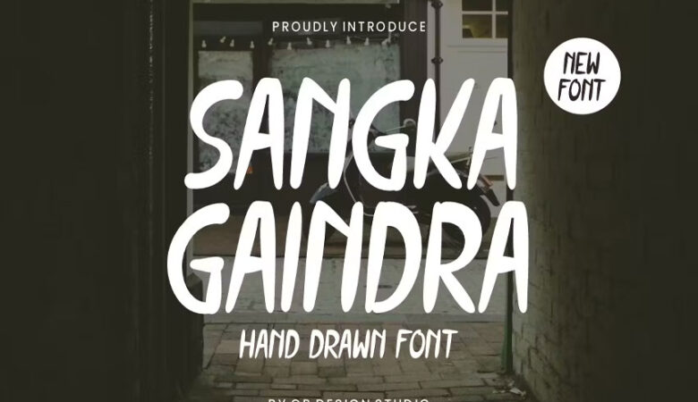 Sangka Gaindra Font