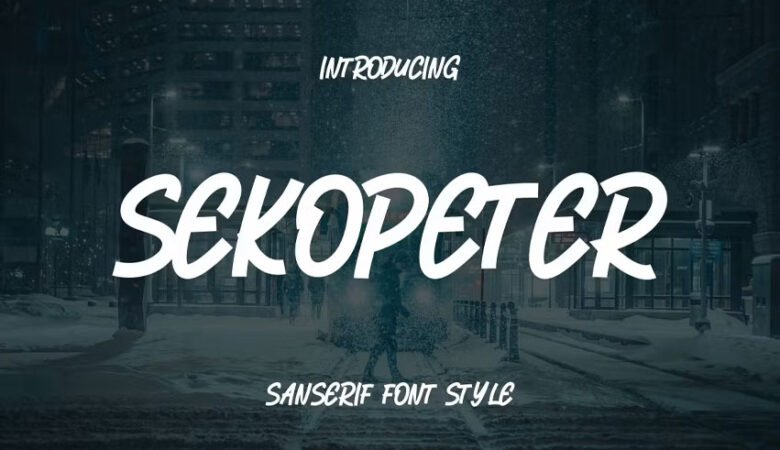 Sekopeter Font