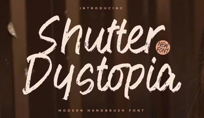 Shutter Dystopia Font