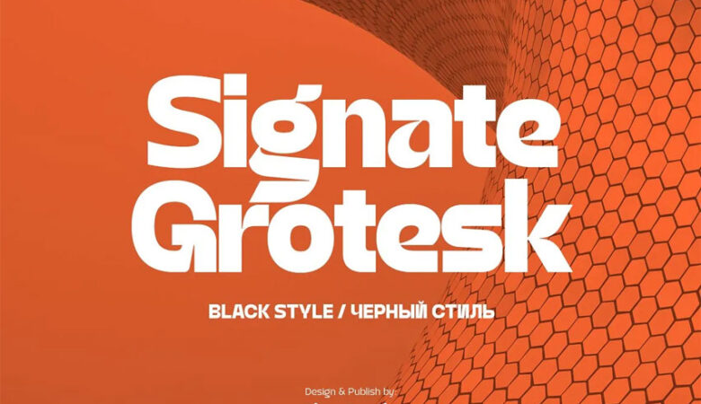 Signate Grotesk Font