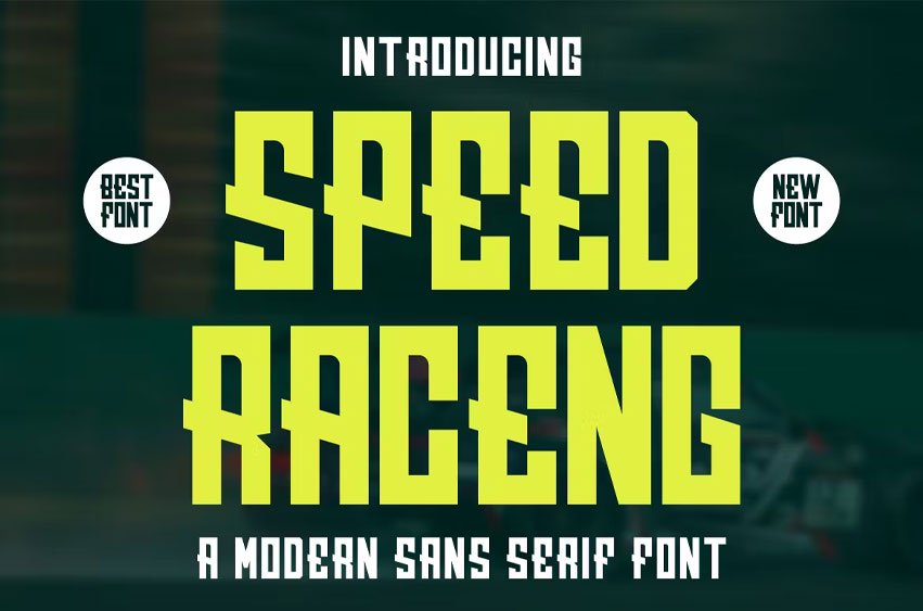 Speed Raceng Font