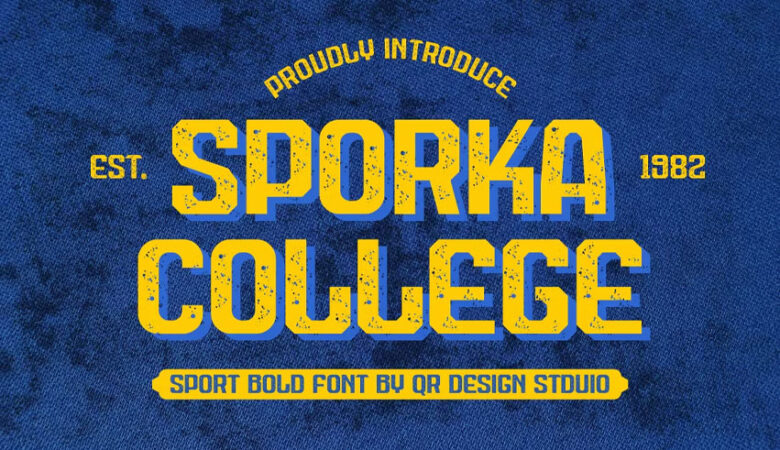 Sporka College Font