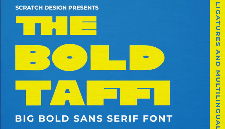 The Bold Taffi Font