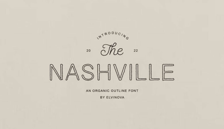 The Nashville Font